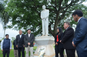 El MID recordó a Arturo Frondizi en su tierra natal, a 117 años de su nacimiento