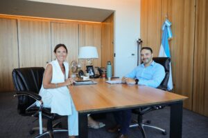El gobernador Valdés recibió a la diputada Brambilla