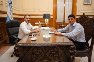 El Gobernador recibió al intendente de Garaví