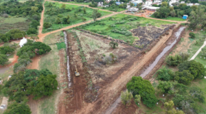 Tareas de limpieza de canal y mejoras hídricas en la Costanera de Paso de Libres