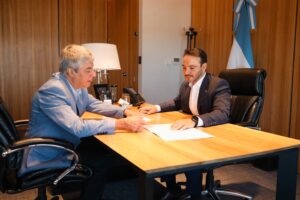 Valdés se reunió Larroza, para fortalecer la formación profesional en Corrientes