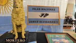 Mortero, el perro argentino que fue soldado y prisionero en Malvinas
