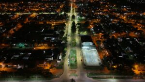 La Comuna de Libres ya instaló 328 luminarias LED en la ciudad