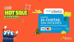 Hot Sale en Tienda Más BanCo, con hasta 24 cuotas sin interés y sorteos imperdibles