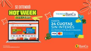 Se extienden los beneficios y llegó el Hot Week a Tienda MÁSBanCo