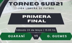 Guaraní y Güemes jugarán primera Final de Torneo Oficial Sub21 de Paso de los Libres