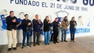 Con un emotivo acto, se inauguró el segundo mural en los 80 años del Club Guaraní