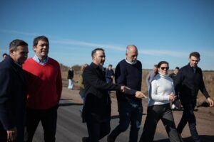 Valdés destacó el avance de la Ruta 126, financiada íntegramente por la Provincia