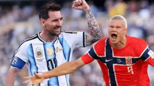 El curioso posteo de Haaland tras el hat trick de Messi