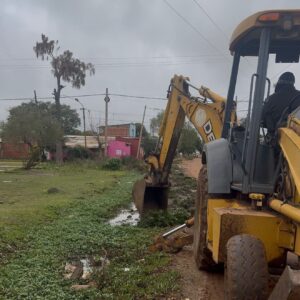 En Libres, comenzaron a recuperar cunetas en el barrio “San Cayetano”