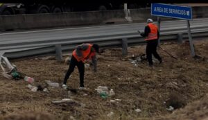 Agustín Faraldo ordenó limpiar un sector de Ruta Nacional 14 afectado por residuos