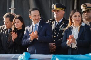 Valdés acompañó a Parada Pucheta en su 85° aniversario e inauguró jardín de infantes