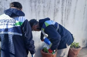 Salud Pública realiza control vectorial y capacitaciones sobre Dengue