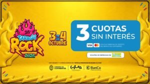 Con el Banco de Corrientes, entradas en cuotas sin interés para el Taragüí Rock 2026